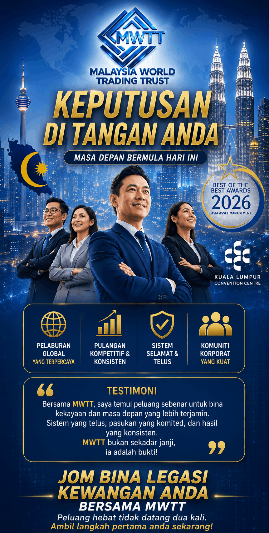 MWTT Malaysia World Trading Trust promotional poster